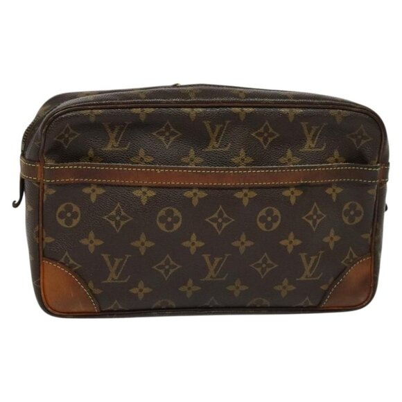 LOUIS VUITTON Monogram Compiegne 28 Clutch Bag - Picture 2 of 16